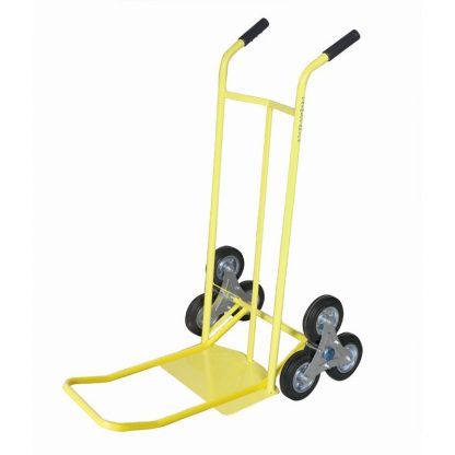 Carrelli saliscale 6 ruote a stella doppia pedana
