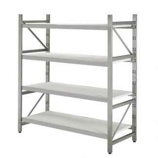 Scaffale in acciaio aisi strong 1700 x 670 x 1820 mm 4 ripiani