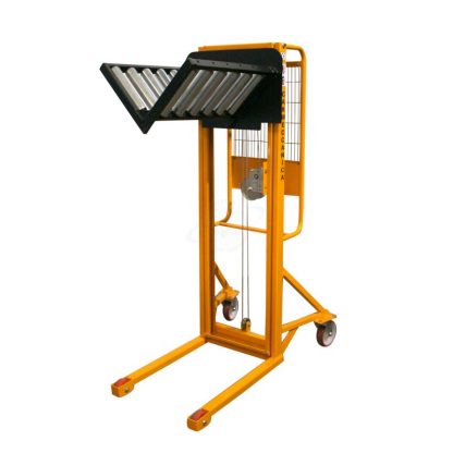 Sollevatore arganello porta bobine ARX171/20 con Rulliera Porta Bobine