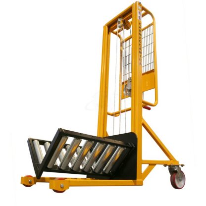 Sollevatore arganello porta bobine ARX171/20 con Rulliera Porta Bobine