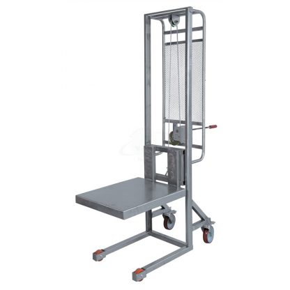 Sollevatore Ad Argano con Piastra Portata 80 kg Sollevamento massimo mm 1500