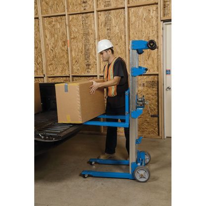 Sollevatore per materiali Genie GL04STRADDLE base regolabile Straddle