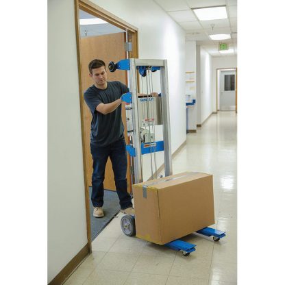 Sollevatore per materiali Genie GL04STRADDLE base regolabile Straddle