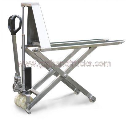 Transpallet a pantografo acciaio inox AISI304