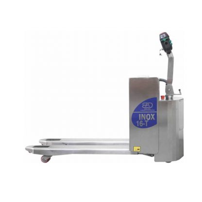 Transpallet acciaio inox elettrico AISI304 16T a basso sollevamento
